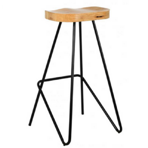 TABOURET BAR BOIS/METAL