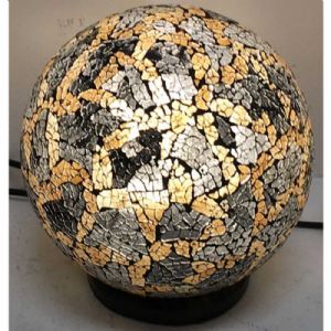 Lampe boule gold