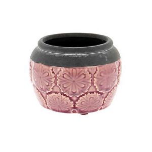 Cache Pot Rond Rose