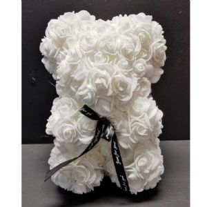 Ours polyfoam 25 cm blanc