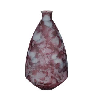 Antibes vase en verre recycle violet