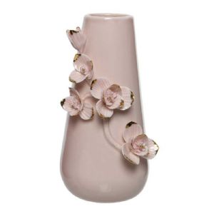Vase en porcelaine rose